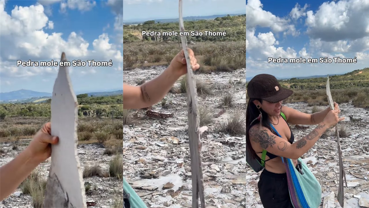 Já ouviu falar em pedra 'mole'? Entenda o que é a rocha que viralizou nas redes
