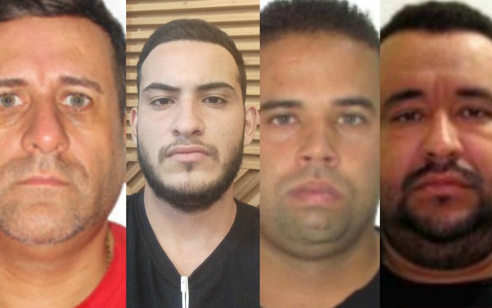 Conheça 'Relíquia', 'Paz', 'Galego' e 'Vaguinho', homens procurados pela Polícia Federal na Bahia — Foto: Divulgação/PF-BA