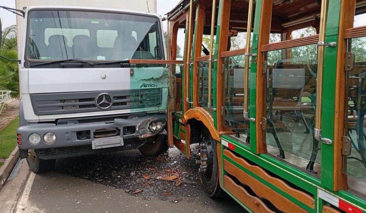 Funcionário de bondinho morre atropelado por veículo em Holambra