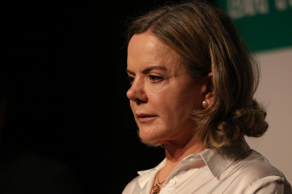 "Esse Congresso engole a gente", diz a presidente do Partido dos Trabalhadores  &mdash; Foto:  F&aacute;TIMA MEIRA/FUTURA PRESS/ESTAD&Atilde;O CONTE&Uacute;DO