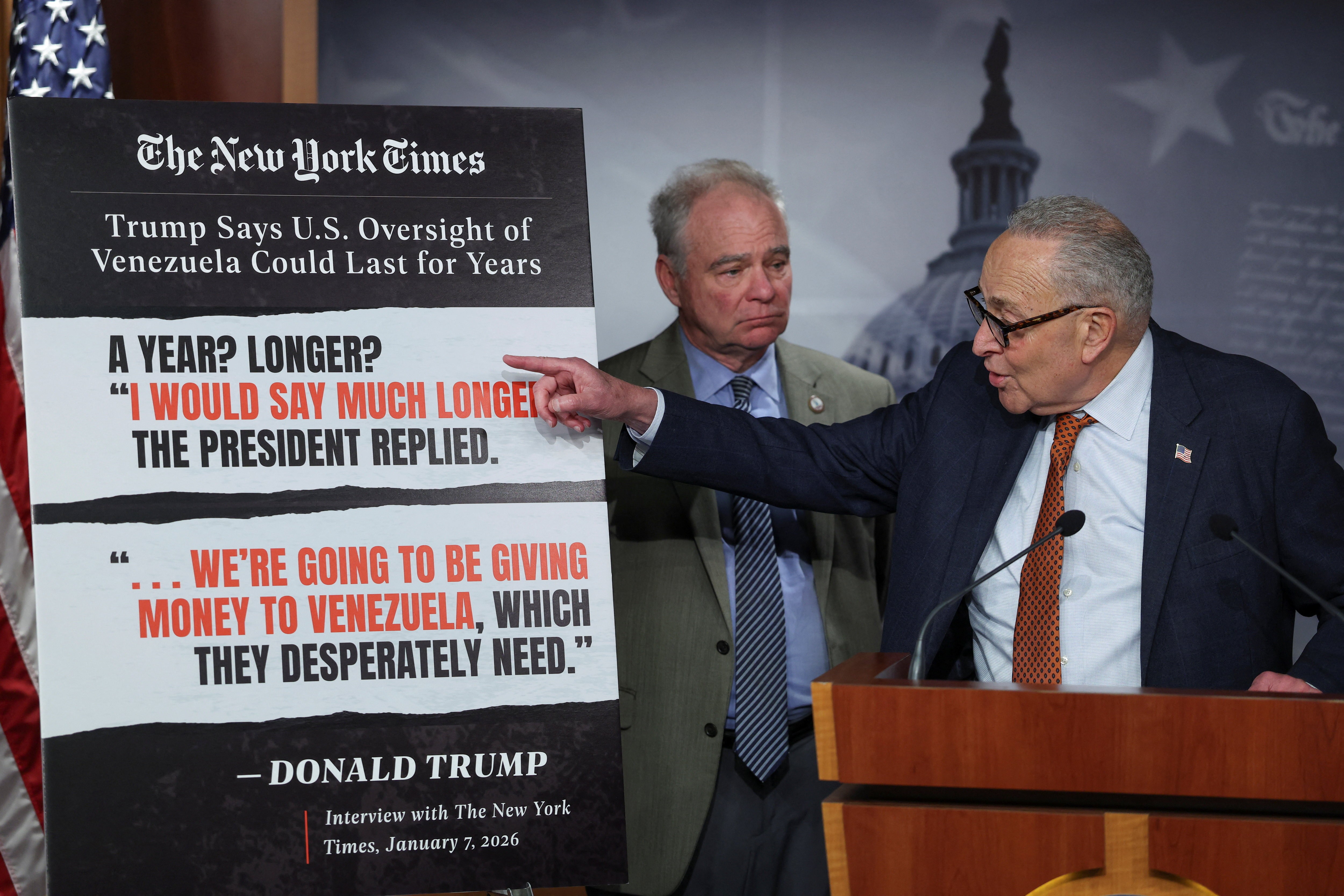 Senado dos EUA aprova medida que impede Trump de tomar novas medidas militares contra Venezuela sem autorização