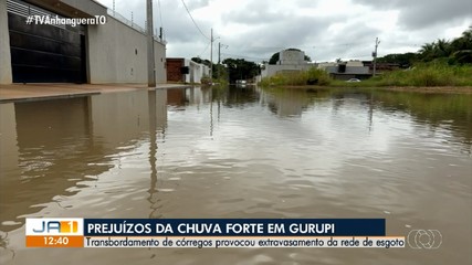 Veja como está a situação das ruas que ficaram alagadas em Gurupi