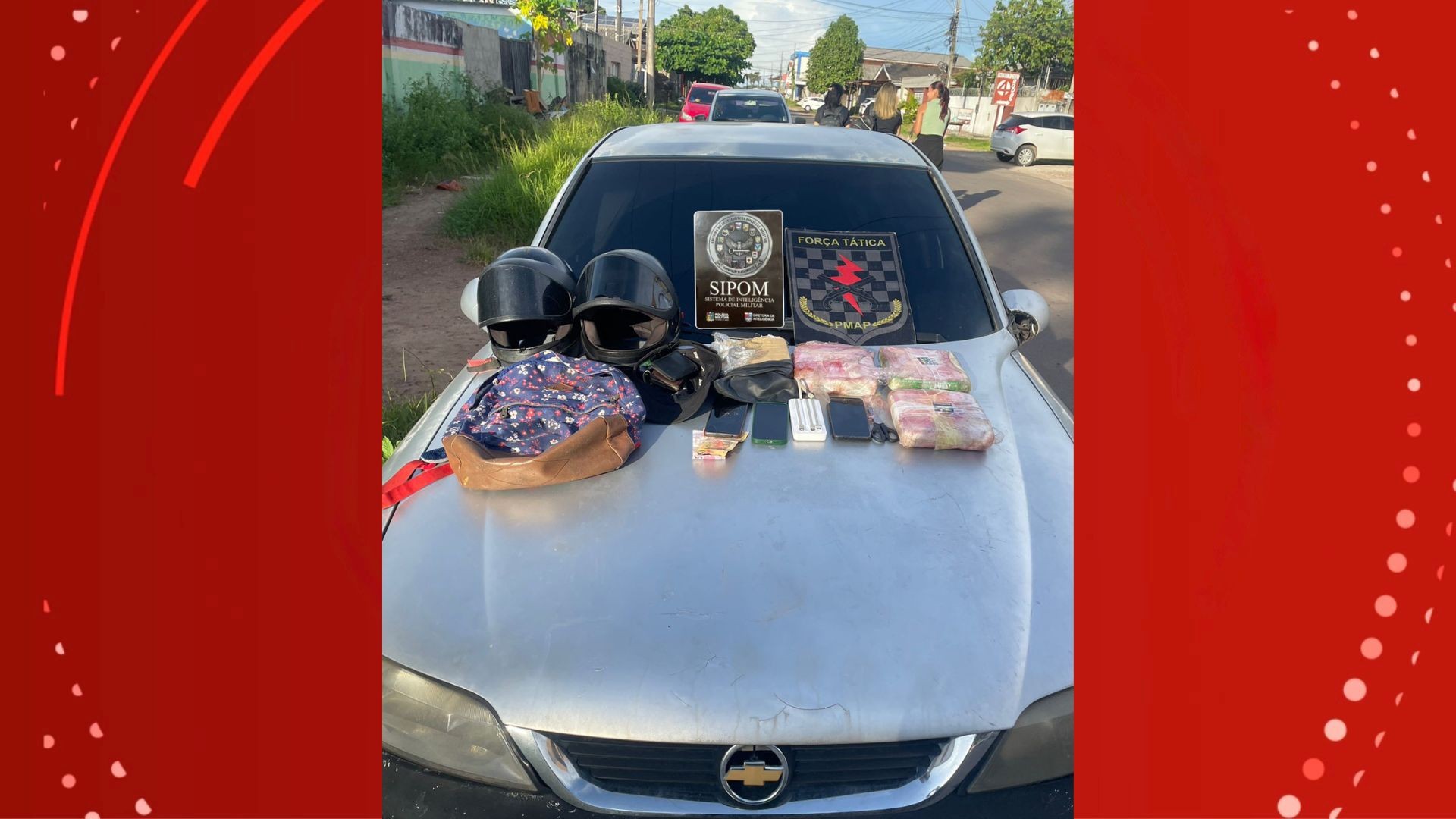 Polícia prende trio com maconha escondida em carro que seguia de Santana para Macapá