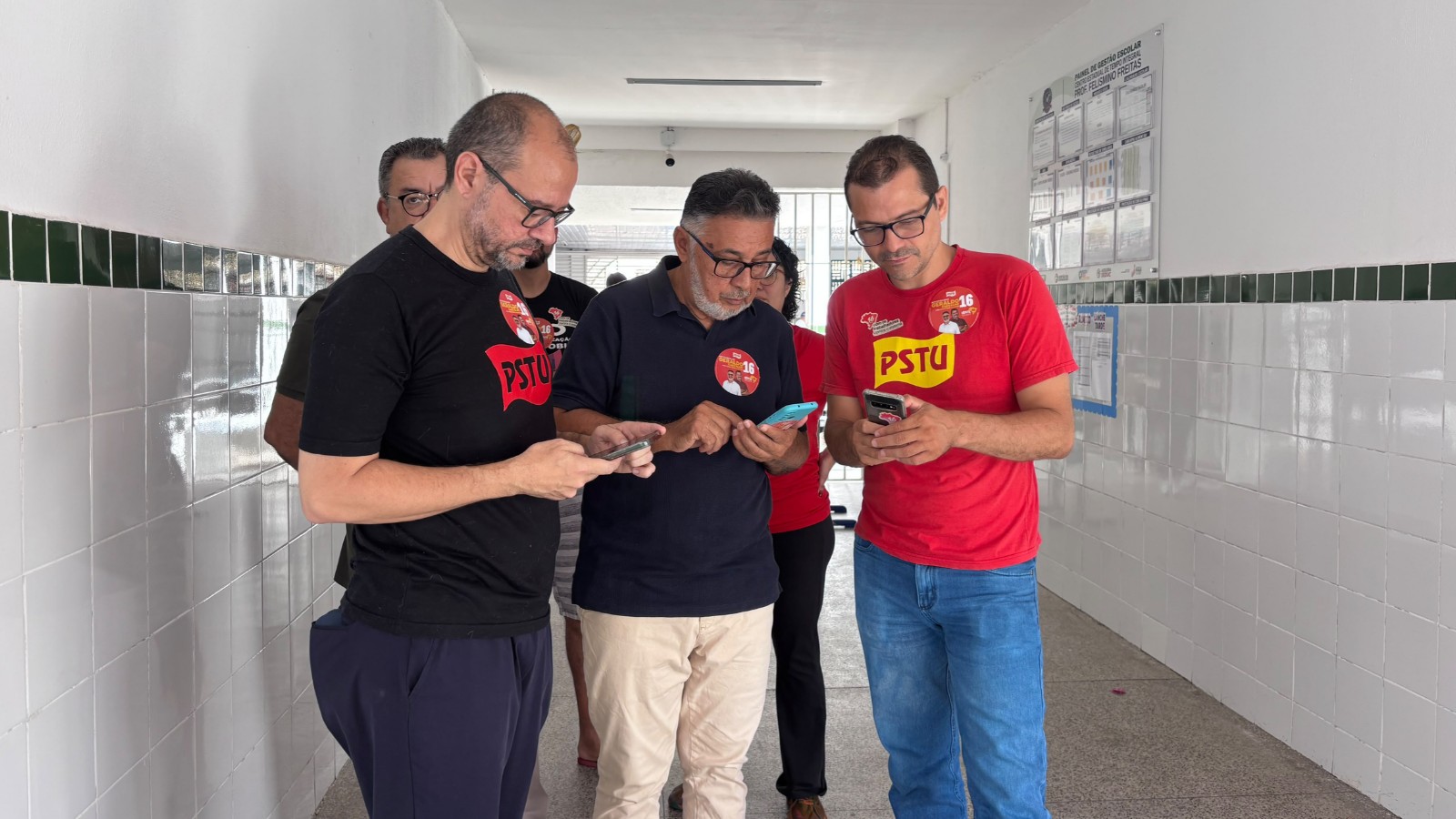 Geraldo Carvalho (PSTU) vota em Teresina
