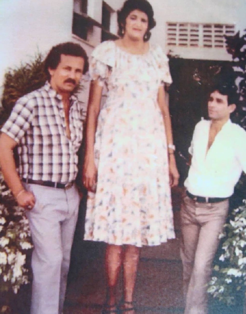 Maria Feliciana foi apontada como uma das mulheres mais altas do mundo — Foto: Arquivo Pessoal