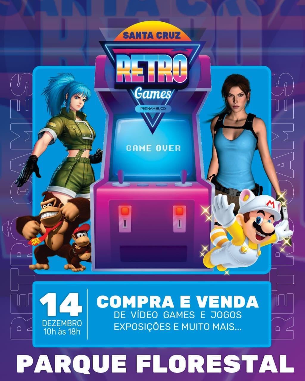 Santa Cruz do Capibaribe recebe primeira edição da Santa Cruz Retrô Games