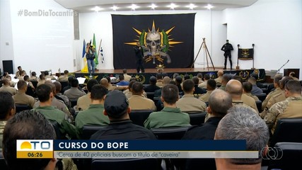 Cerca de 40 policiais de todo o país fazem curso do BOPE no Tocantins