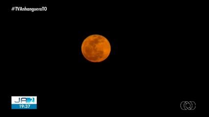 Superlua azul brilha no céu do Tocantins e chama atenção