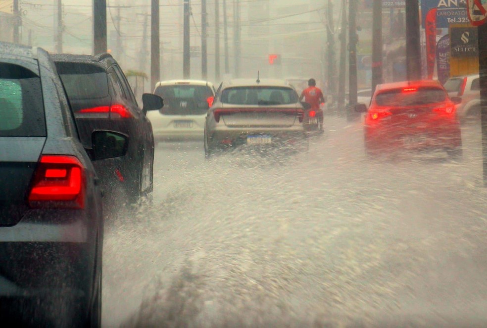 Chuva em João Pessoa — Foto: Prefeitura de João Pessoa/Divulgação
