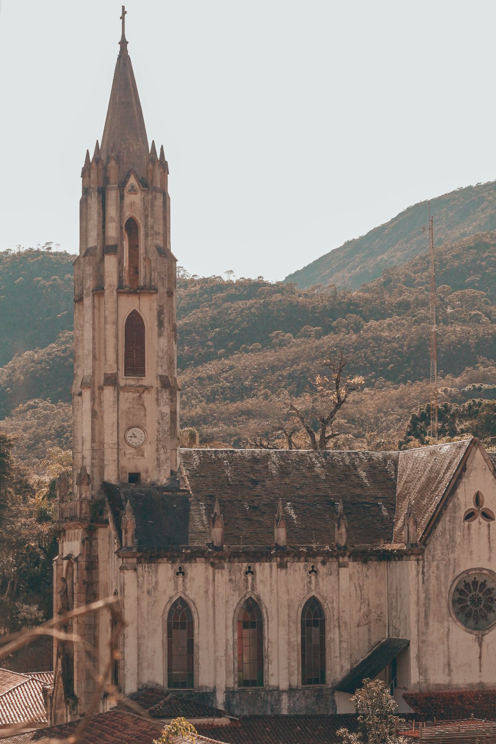 Igreja de Nossa Senhora Mãe dos Homens, na Serra do Caraça, em Minas Gerais — Foto: Giovani Rodrigues/Arquivo pessoal