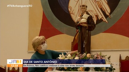 Dia de Santo Antônio: fiéis de Palmas fazem homenagem ao Santo casamenteiro