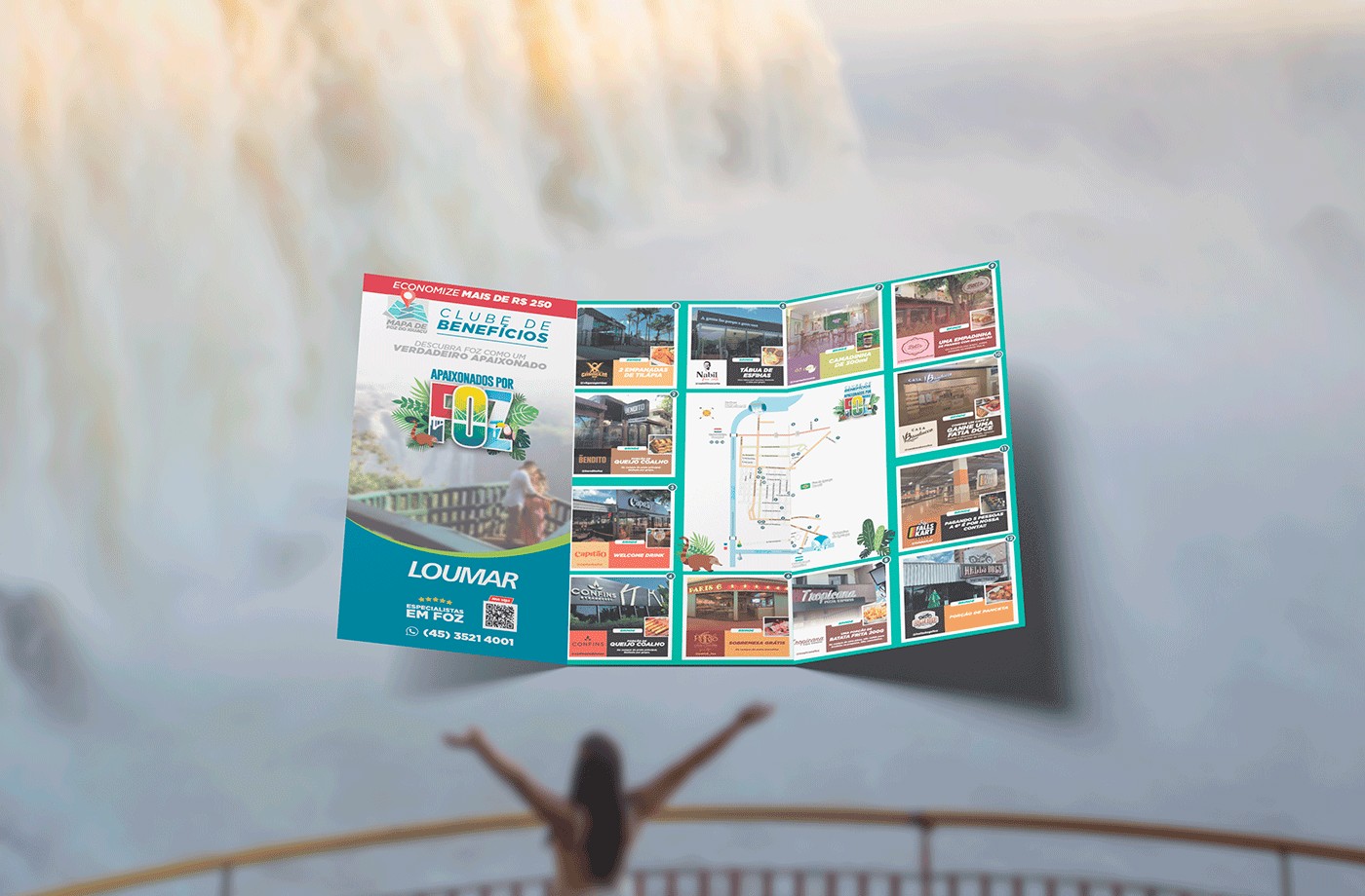 Apaixonados por Foz: Mapa revela brindes exclusivos na cidade