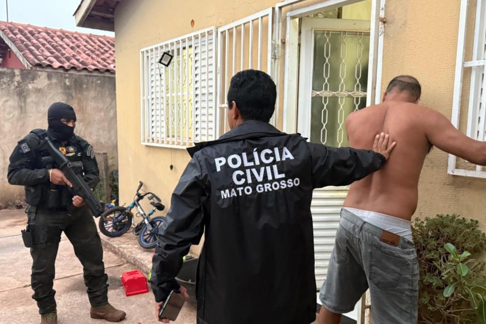 Polícia prende 13 suspeitos de violência doméstica em MT — Foto: Reprodução