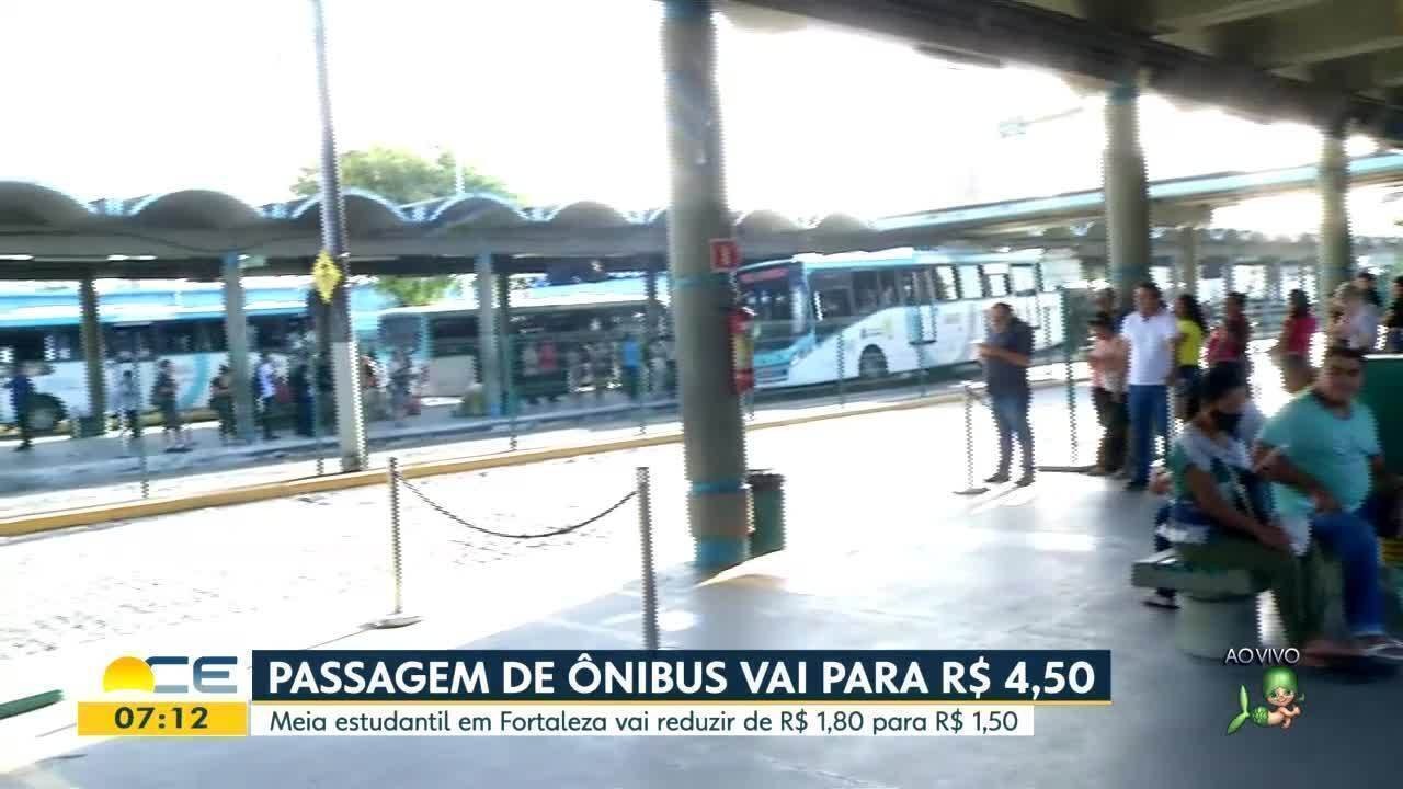 Novos valores da passagem de ônibus em Fortaleza começam a valer no dia ...