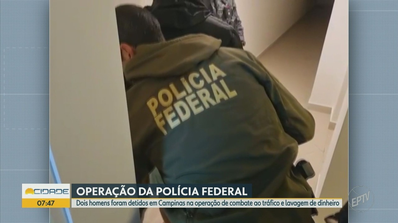 PF prende dois em Campinas em operação contra tráfico de drogas e lavagem de dinheiro