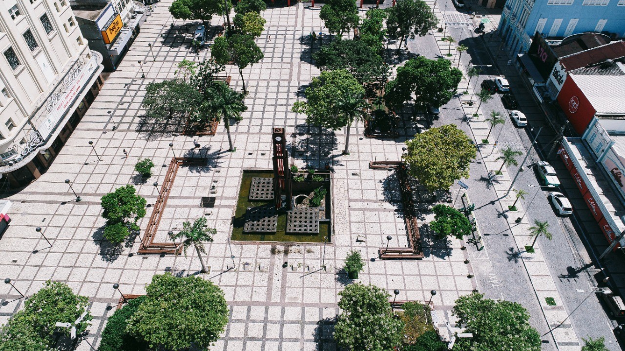 Praça do Ferreira terá área ampliada com novos quiosques; veja o que muda