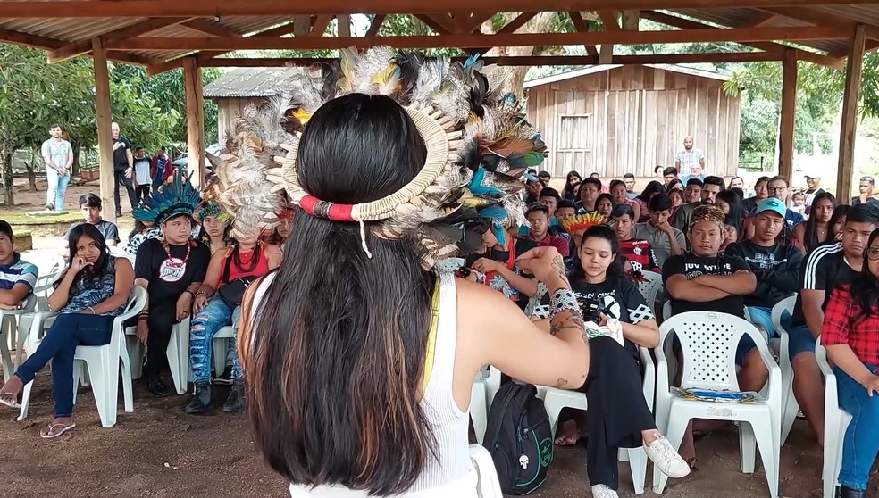 Estudantes de diferentes etnias participam dos Jogos Indígenas