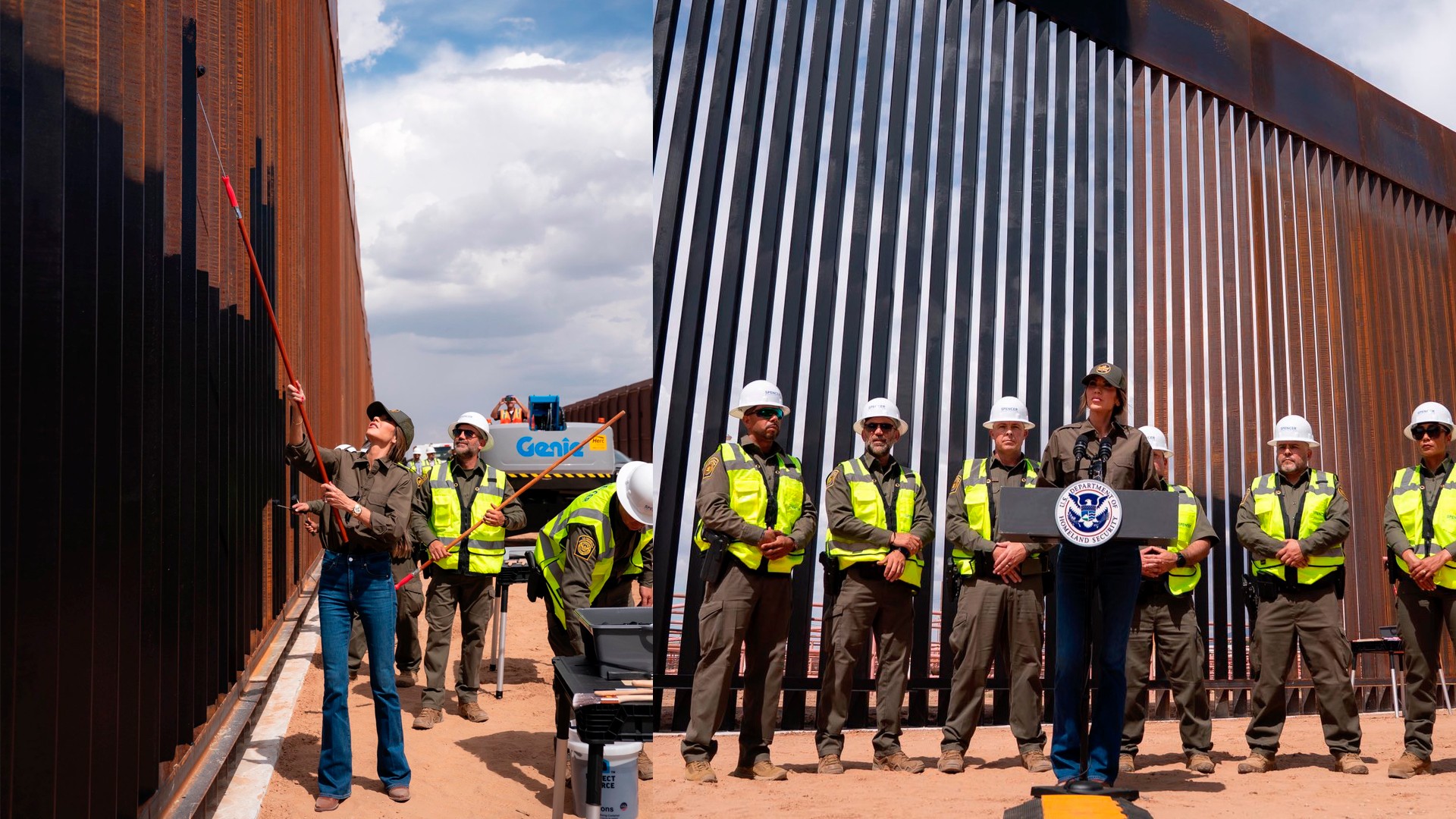 Trump manda pintar muro na fronteira com o México de preto: 'Tão quente ao toque que imigrantes ilegais nem tentarão'