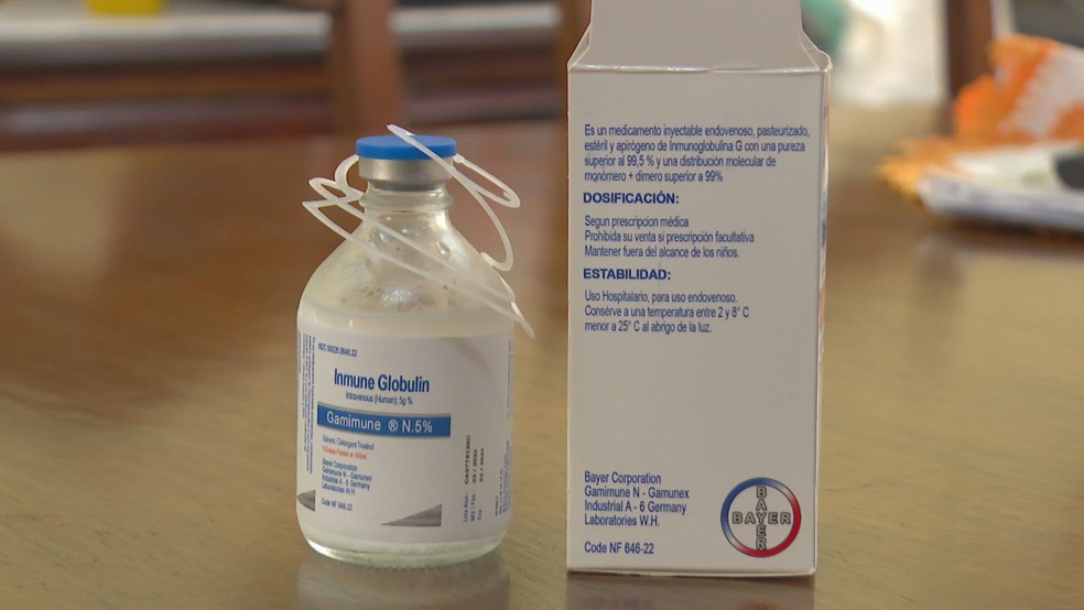 Polícia enviou amostras da medicação falsa para a perícia — Foto: Reprodução/TV Globo