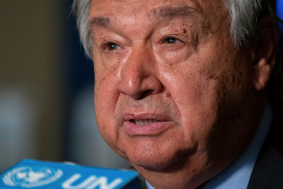 O secretário-Geral da ONU, António Guterres. — Foto: REUTERS/David 'Dee' Delgado