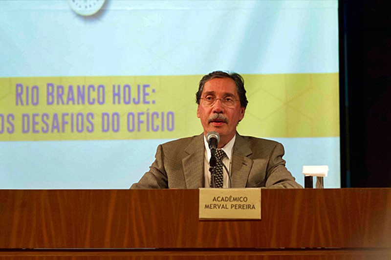 Academia Brasileira de Letras realiza palestra com Merval Pereira sobre 100 anos do jornal 'O Globo'
