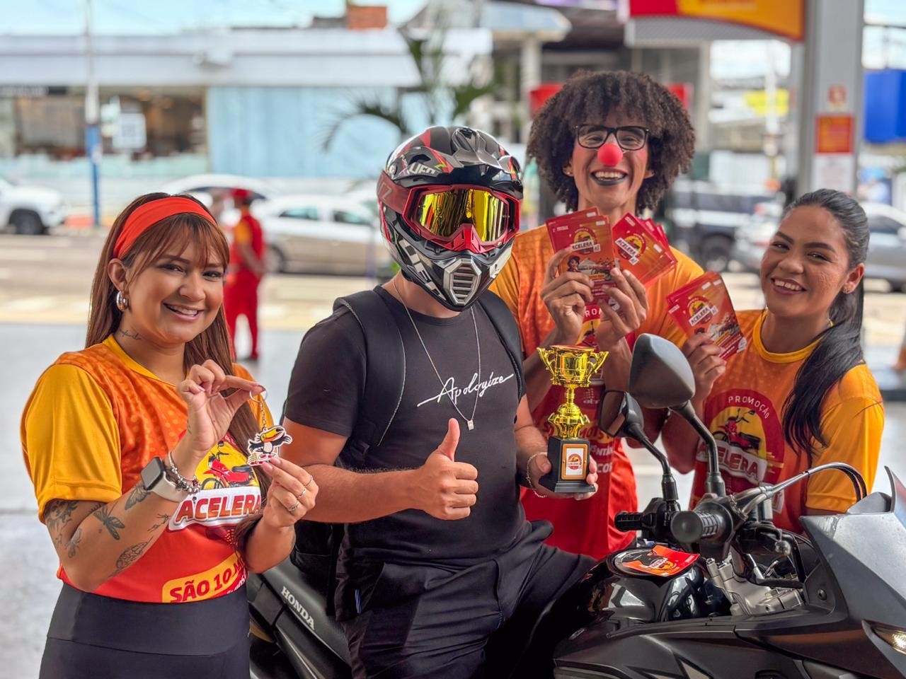 Campanha Acelera Aí chega à fase final com sorteios de motos e vales-combustível