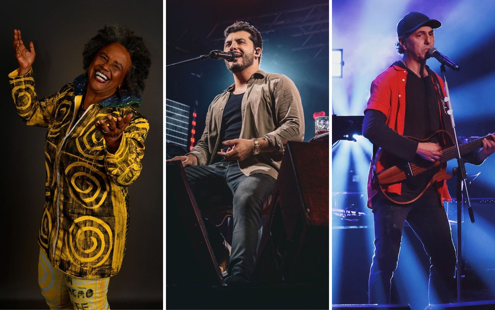 Shows de Sandra de Sá, Murilo Huff e Zeca Baleiro: veja programação gratuita em comemoração ao aniversário de Goiânia