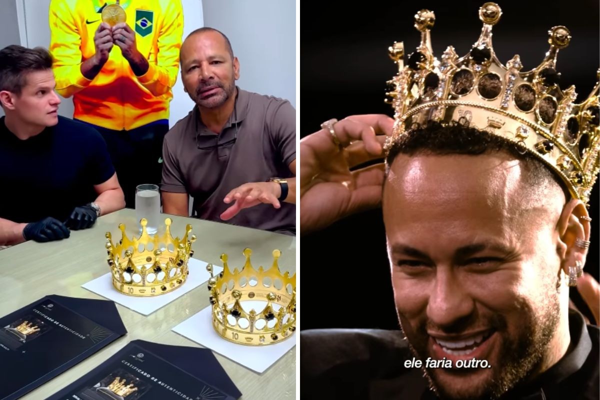 Neymar pai é 'coroado' duas vezes: peça de R$ 3,5 milhões e gêmea são entregues a empresário