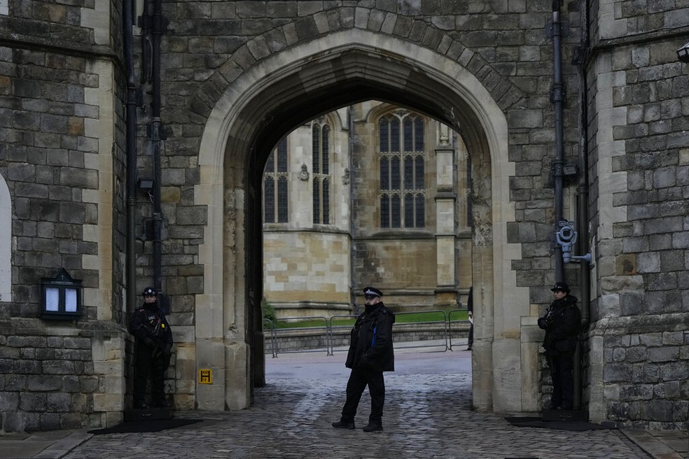 Castelo de Windsor, no Reino Unido. — Foto: AP /Alastair Grant