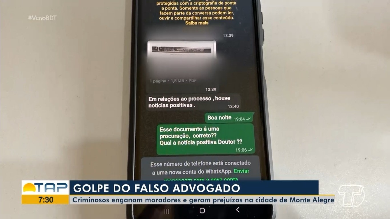 Golpe do 'falso advogado' faz vítimas em Monte Alegre, no PA; saiba como se proteger