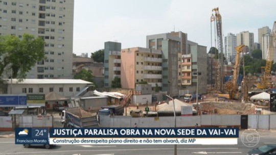 Justiça paralisa as obras de construção da nova sede da Escola de Samba Vai-Vai - Programa: SP1 