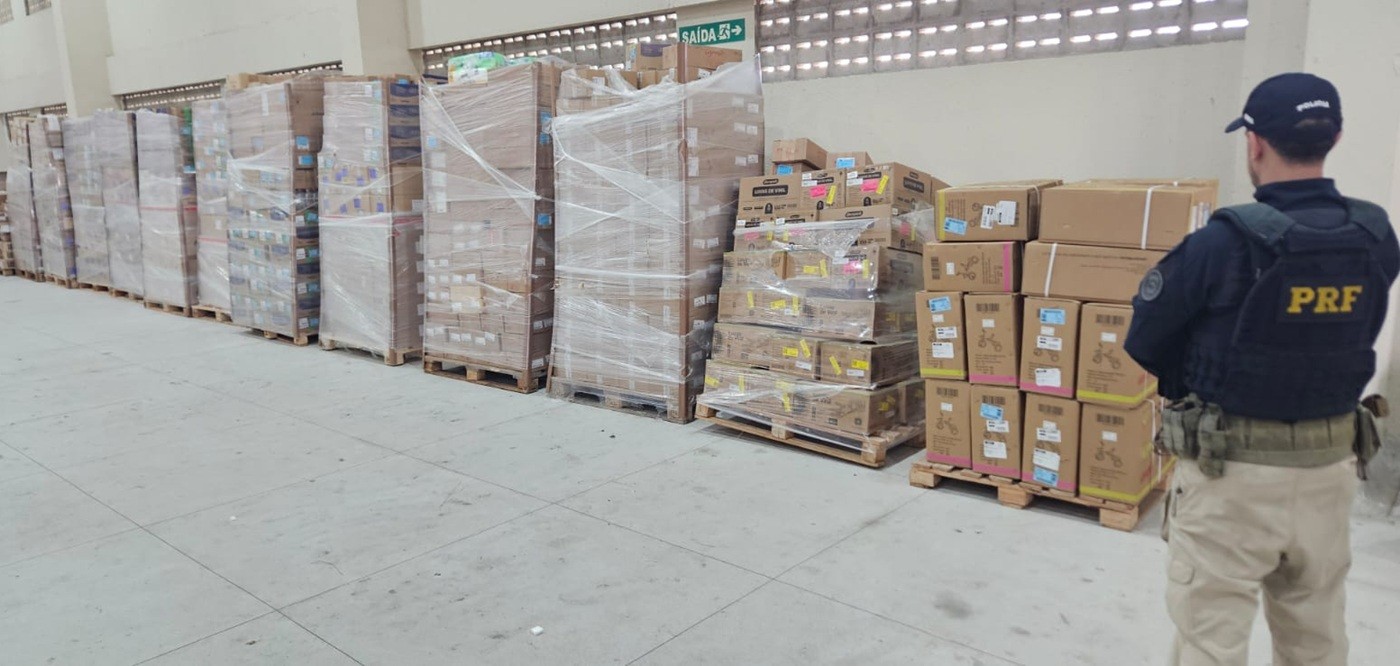 Carga com mais de 90 mil medicamentos é apreendida em transporte irregular no RN