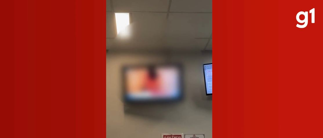 VÍDEO: Paciente é surpreendida com filme erótico em sala de espera de hospital em MG: ‘Gente, que horror’