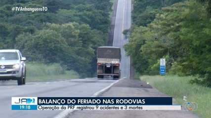 Operação da PRF registra nove acidentes e três mortes no feriado