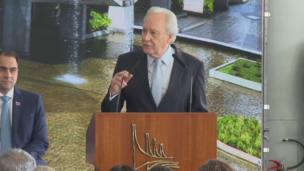 Ricardo Lewandowski toma posse como ministro da Justiça — Foto: TV Globo/Reprodução