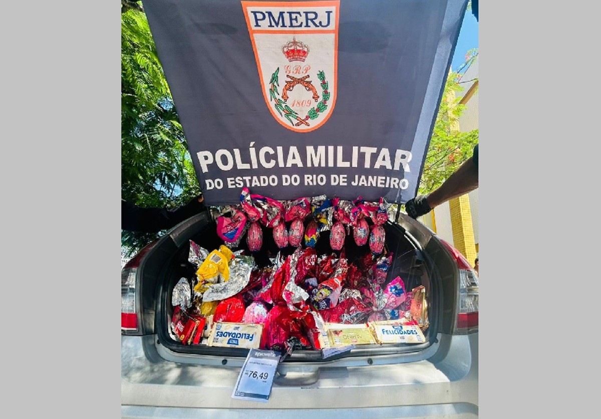 Dezenas de ovos de Páscoa e chocolates são furtados em Búzios; grupo é preso