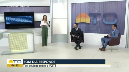 Bom Dia responde dúvidas dos telespectadores sobre o FGTS