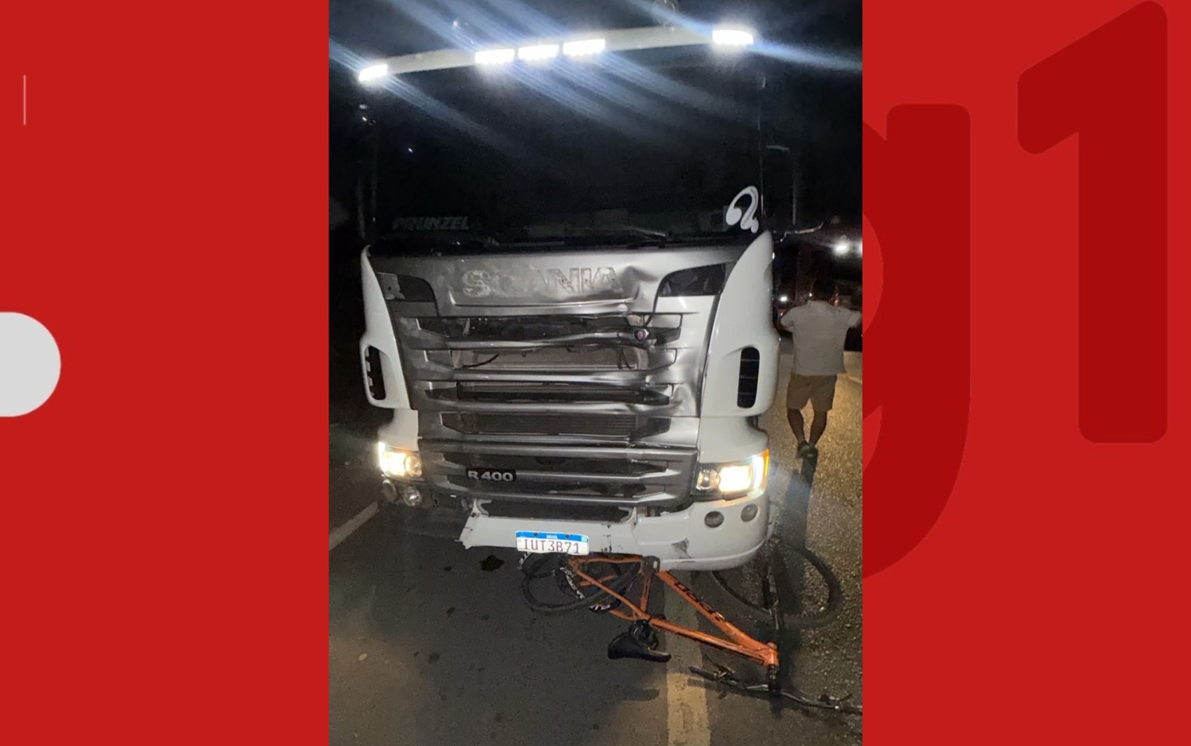 Ciclista morre após acidente com caminhão na BR-116, em Feira de Santana