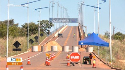 DNIT realiza prova de carga na ponte da BR-235