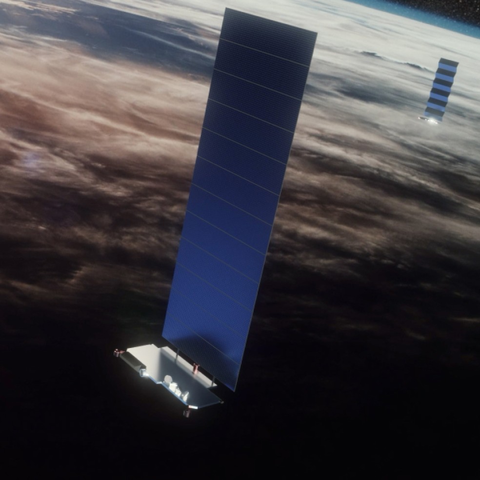 Satélite Starlink — Foto: Divulgação/Starlink