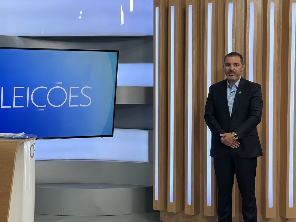 João Pinheiro durante entrevista no TN1 nesta sexta-feira (20) — Foto: Clara Sganzela/ g1