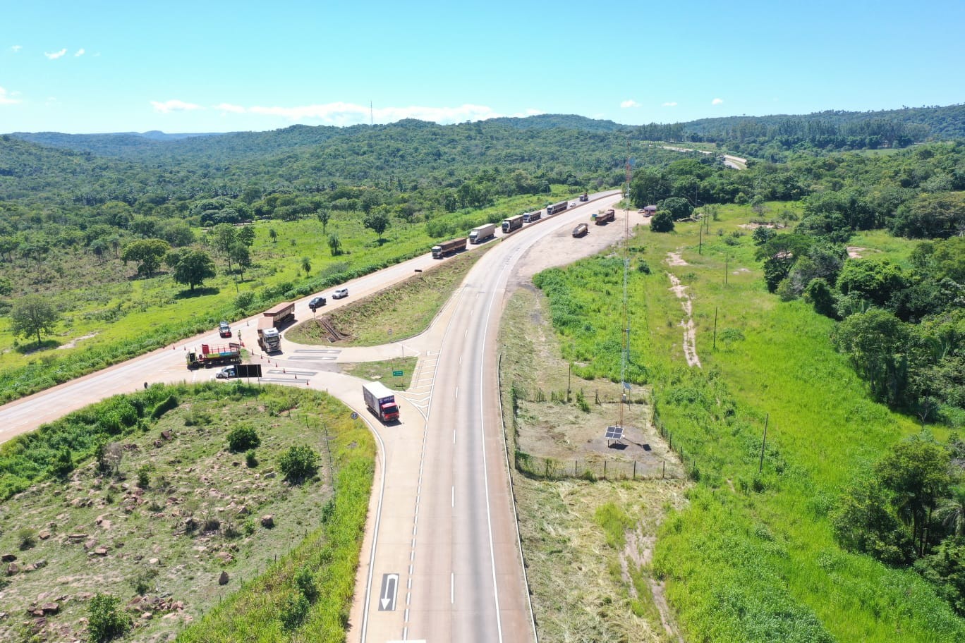 Obras na BR-364 alteram tráfego da Serra de São Vicente em MT; veja cronograma