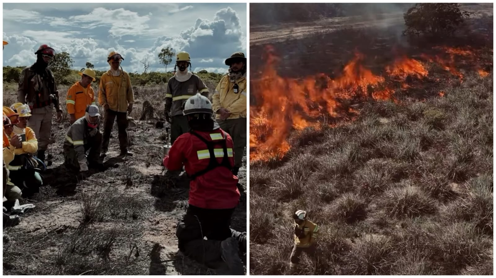 Brigadistas, ICMBio e bombeiros participam de curso de manejo integrado do fogo em Santarém