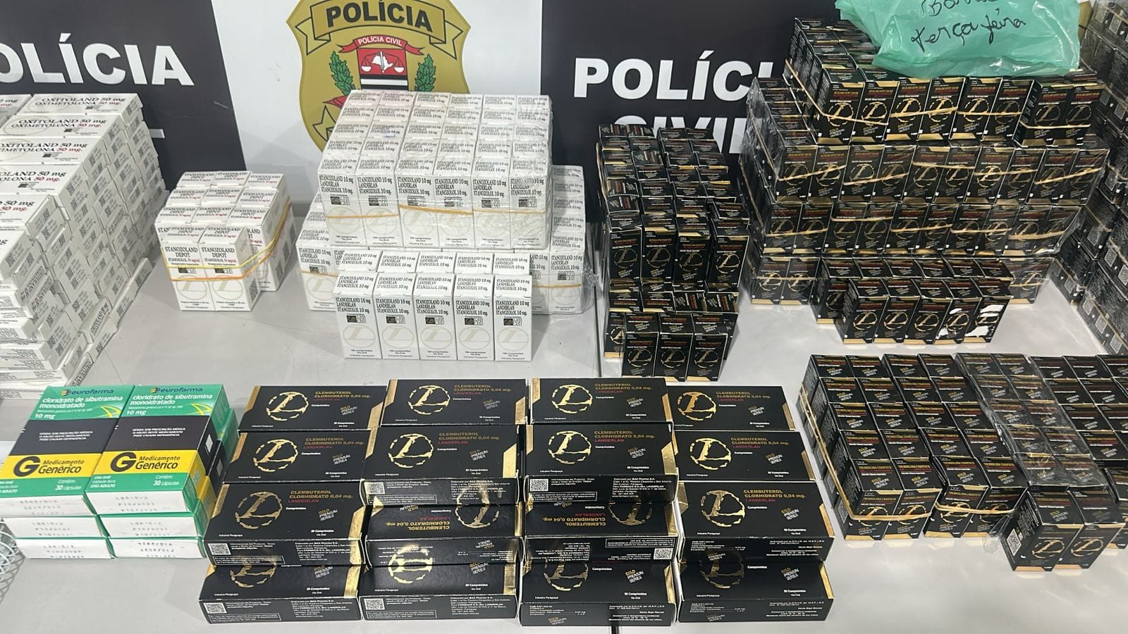 Homem é preso suspeito de manter comércio ilegal de anabolizantes avaliados em R$ 700 mil no interior de SP