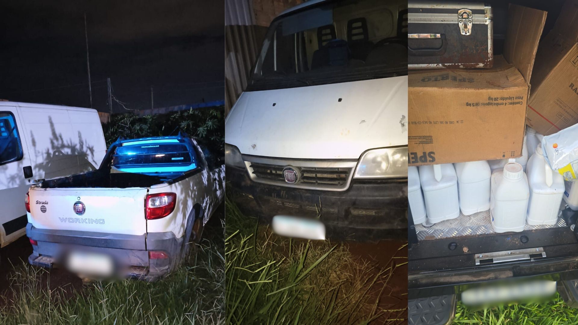 Polícia descobre 'esconderijo do crime' com carros roubados e carga avaliada em R$ 400 mil em Uberlândia