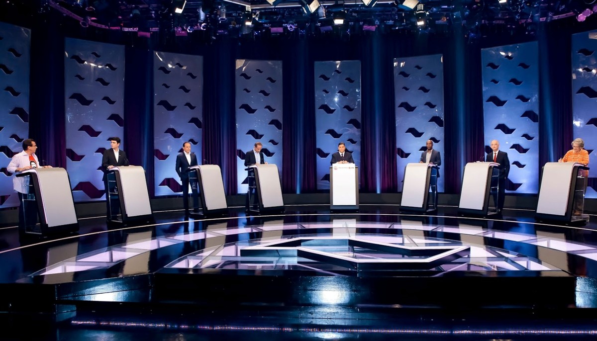 Sete candidatos ao governo do estado de SP participam do 3º debate na ...