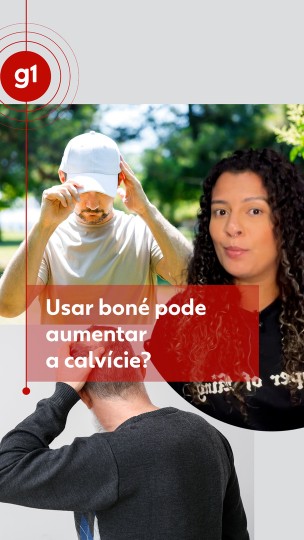 Usar boné pode aumentar a calvície?
