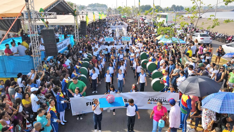 Desfile de 7 de setembro será nesta quinta-feira em Araguaína — Foto: Divulgação/Secom Araguaína