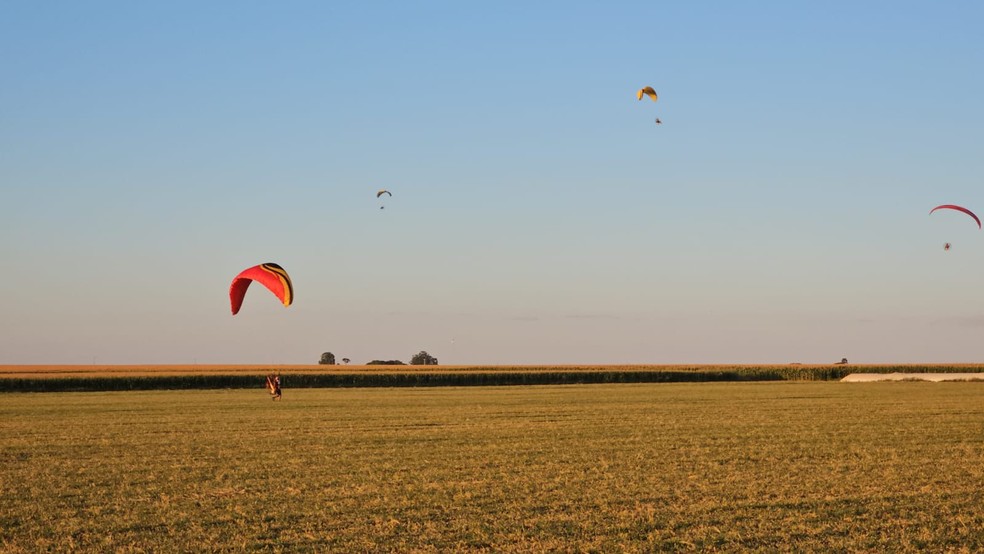 Paramotor em Brasília — Foto: Arquivo pessoal