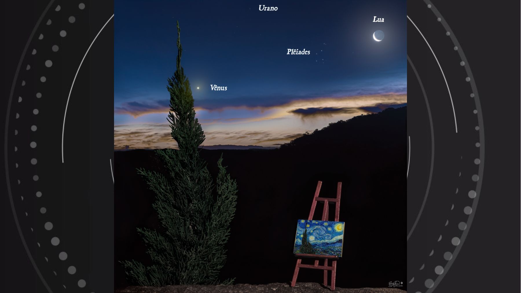 Fotógrafo registra 'noite estrelada' no Paraná e tem imagem publicada pela Nasa